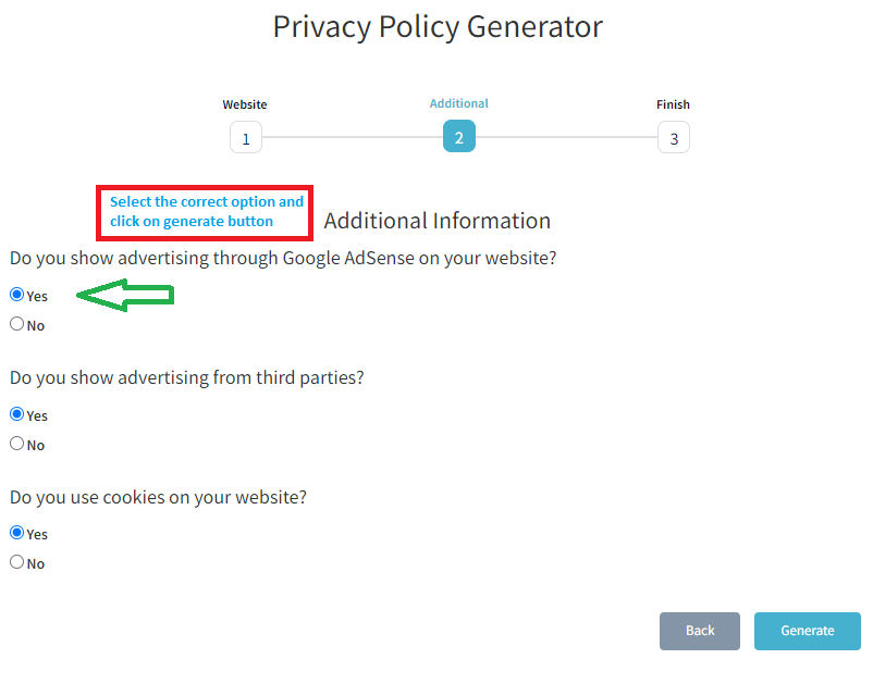 Best free Privacy Policy Generator